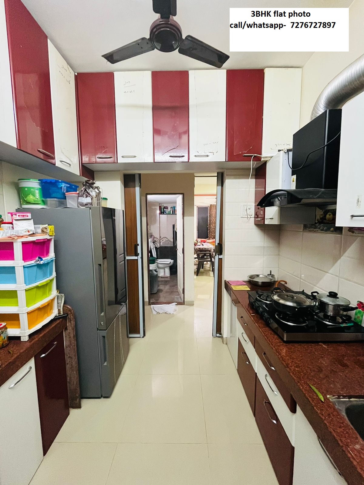 3 BHK spacious flat for sale in Boisar West, near station